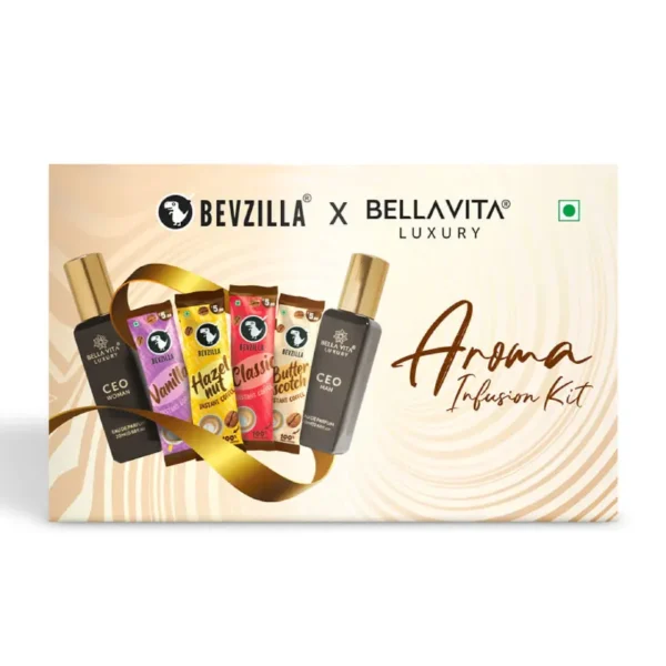 Bevzilla Aroma Infusion Kit: 24 Coffee Sachets & 2 Luxury Perfumes - Image 3