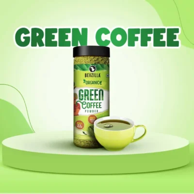 Bevzilla Organic Green Coffee Powder for Weight Loss - 275g