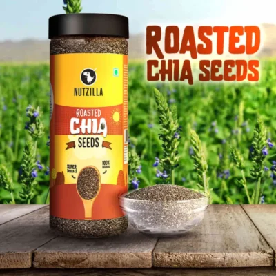 Bevzilla (Nutzilla) 300g Roasted Chia Seeds | Premium Diet Food Healthy Snacks