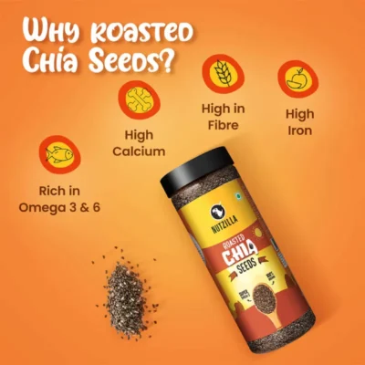 Alternative view of Bevzilla (Nutzilla) 300g Roasted Chia Seeds | Premium Diet Food Healthy Snacks