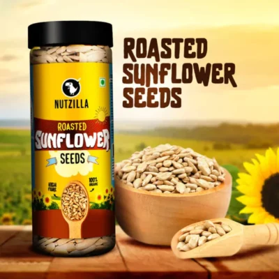 Bevzilla Nutzilla Roasted Sunflower Seeds (250g) - Nutrient-Rich Snack