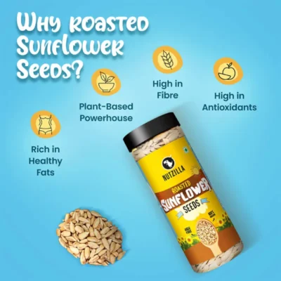 Alternative view of Bevzilla Nutzilla Roasted Sunflower Seeds (250g) - Nutrient-Rich Snack