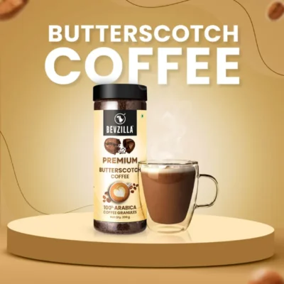 Bevzilla Premium Butterscotch Coffee Powder - 200g
