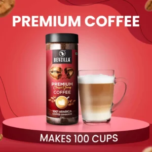 Bevzilla Premium Classic Strong Coffee 200 GM Jar | Makes 100 Cups