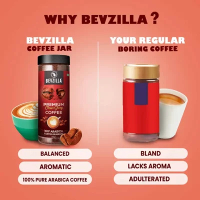Alternative view of Bevzilla Premium Classic Strong Coffee 200 GM Jar | Makes 100 Cups