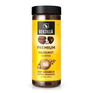 Alternative view of Bevzilla Premium Hazelnut Coffee Powder - 200g (100 Cups) Arabica Instant