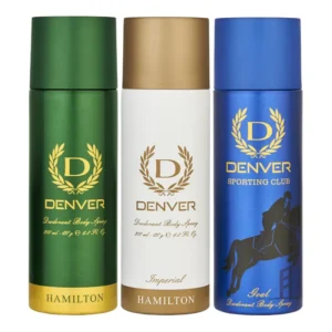 Denver Hamilton, Imperial & Sporting Club Goal Combo Deodorant Spray for Men (600 ml, Pack of 3)