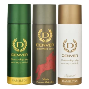 Denver Hamilton Deo Set: Sporting Club Rider & Imperial (Pack of 3) - 200ML Each