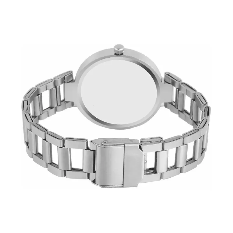 Espoir Stainless Steel Silver with Pink Dial Analog Watch For Women Espoir Stainless Steel Silver with Pink Dial Analog Watch For Women - Image 3