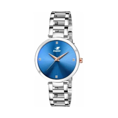 Espoir Stainless Steel Silver Analog Watch - Unique Stylish Design