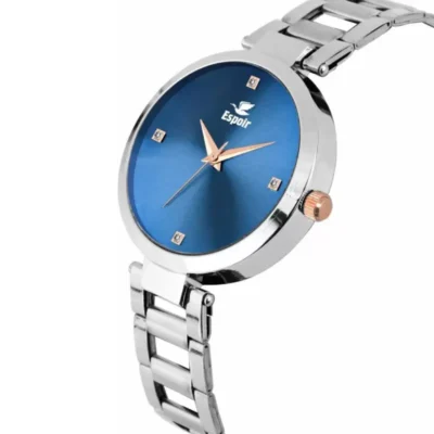 Alternative view of Espoir Stainless Steel Silver Analog Watch - Unique Stylish Design