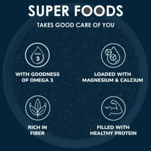 Alternative view of NutroVally Raw Chia Seeds 200gm - Powerhouse of Nutrition