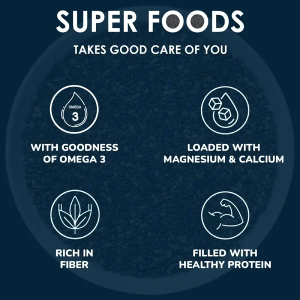 NutroVally Raw Chia Seeds 200gm - Powerhouse of Nutrition - Image 2