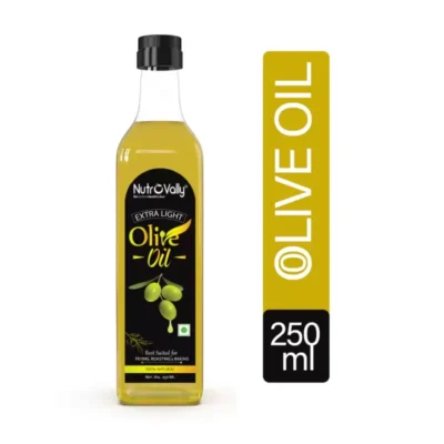 NutroVally Extra Light Olive Oil 250ml - Pure, Heart-Healthy Cooking Oil