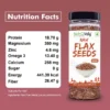 NutroVally Premium Flax Seeds - Omega-3 & Fiber Rich, 200gm