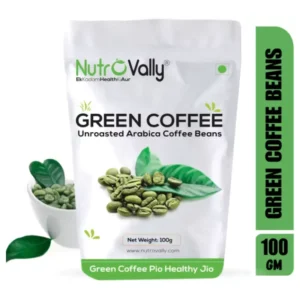 NutroVally Green Coffee Unroasted Arabica Coffee Beans, 100g