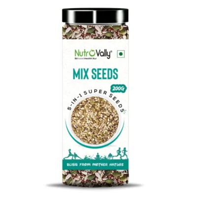 NutroVally 5-in-1 Super Seed Mix - Heart & Immune Health 200gm