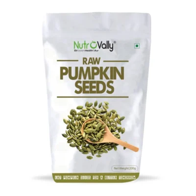NutroVally Raw Pumpkin Seeds 200g - Nutrient-Rich, Heart Healthy Snack