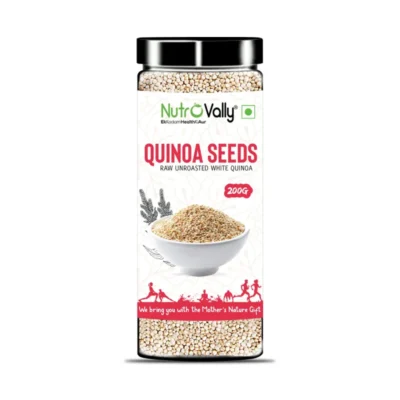 NutroVally White Quinoa Seeds, Raw & Unroasted, 200g - Health Reimagined