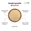 NutroVally White Quinoa Seeds, Raw & Unroasted, 200g - Health Reimagined