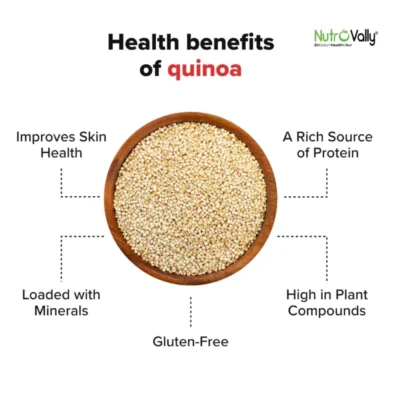 Alternative view of NutroVally White Quinoa Seeds, Raw & Unroasted, 200g - Health Reimagined