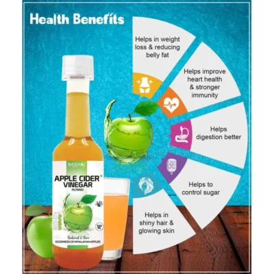 Alternative view of Nutrovally Filtered Apple Cider Vinegar, 500ml - Pure Himalayan Elixir for Wellness