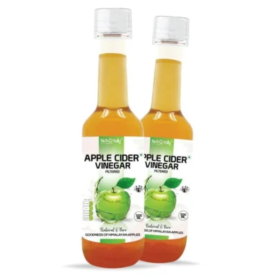 Nutrovally Apple Cider Vinegar Filtered, 500ml (Pack of 2)