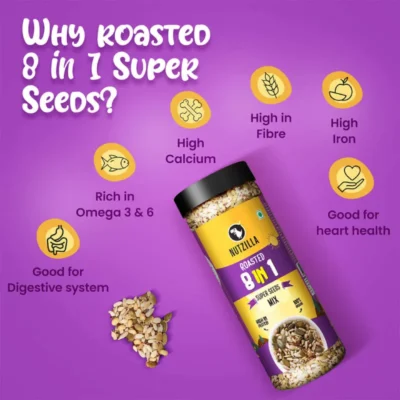 Alternative view of Bevzilla Nutzilla 8-in-1 Superseeds Mix (300g) - Nutritious Blend for Healthy Snacking
