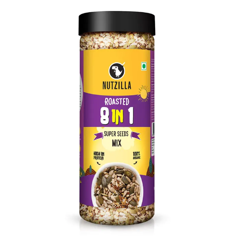 Bevzilla Nutzilla 8-in-1 Superseeds Mix (300g) - Nutritious Blend for Healthy Snacking Bevzilla Nutzilla 8-in-1 Superseeds Mix (300g) - Nutritious Blend for Healthy Snacking - Image 3