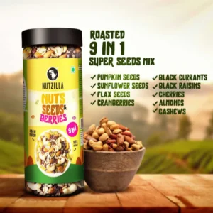 Bevzilla (Nutzilla) Nuts, Berries & Seeds Mix | 300g Jar
