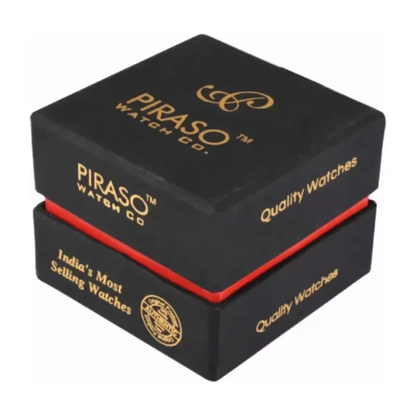 PIRASO Classy Time Teacher Eddy Analog Black Dial Watch for Men - Image 5
