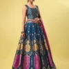 Shopsy Rama Zari Work Lehenga Choli - Festive Elegance