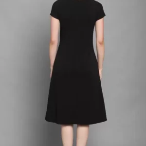 Alternative view of Shopsy Chic Peach & Black A-Line Dress - Women's Western Wear