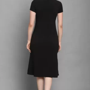 Alternative view of Shopsy Fit & Flare A-line Dress - Yellow & Black