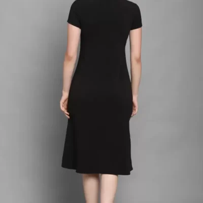 Alternative view of Shopsy Fit & Flare A-line Dress - Yellow & Black