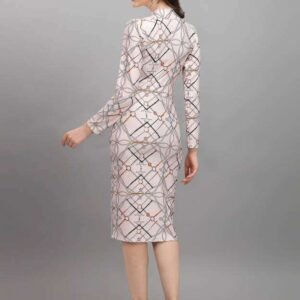 Alternative view of Shopsy Siri-Turtle Elegant Beige Bodycon Dress for Women