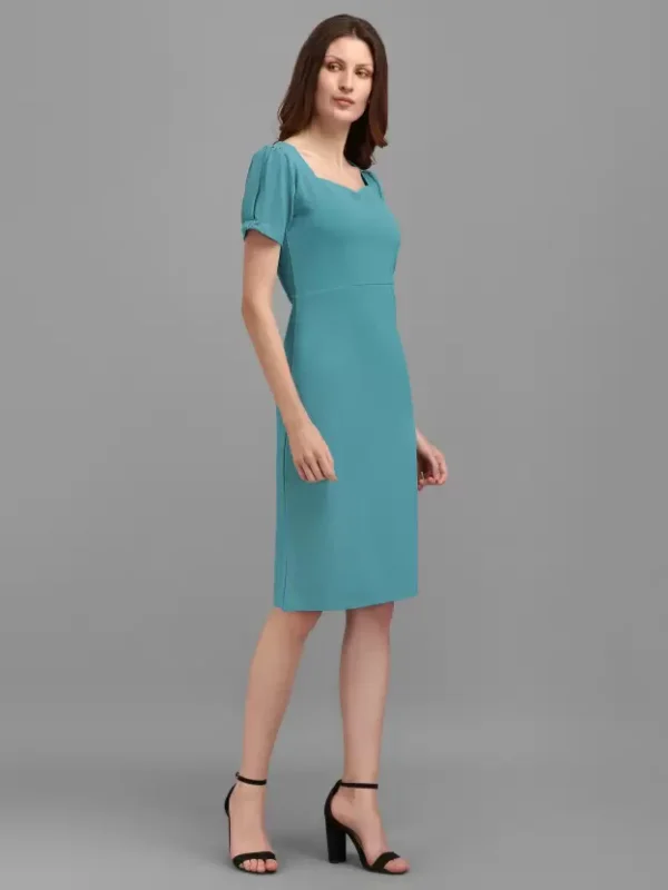 Shopsy Elegant Blue Bodycon Dress - Perfect Fit & Comfort - Image 4