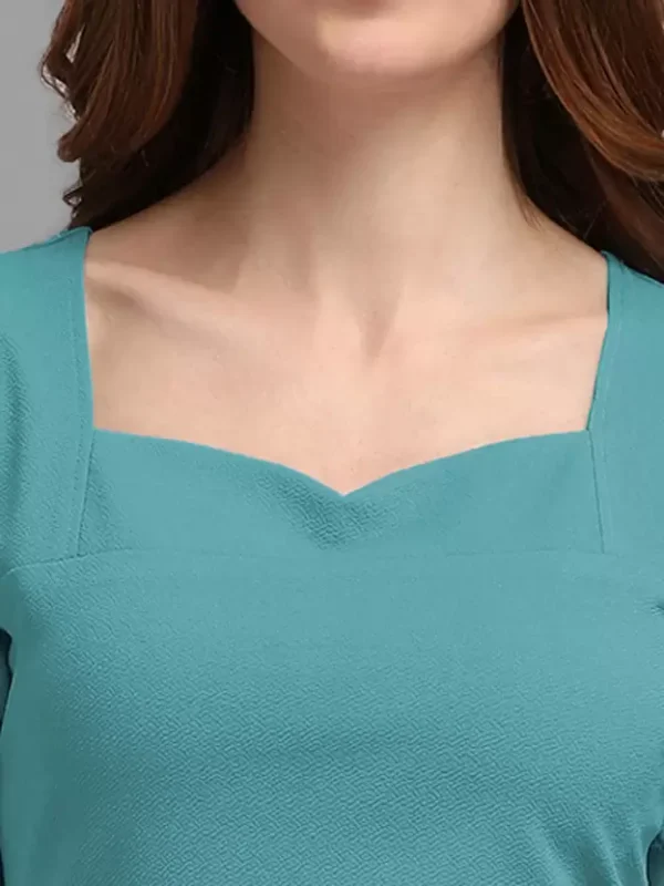 Shopsy Elegant Blue Bodycon Dress - Perfect Fit & Comfort - Image 6