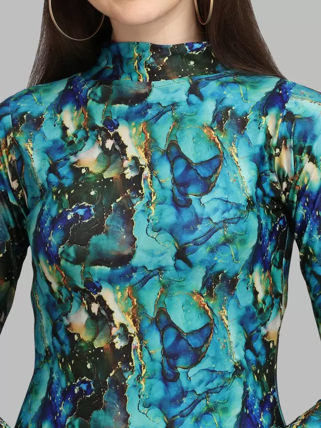 Shopsy Rama Green Bodycon Dress - Elegance Meets Comfort Shopsy Rama Green Bodycon Dress - Elegance Meets Comfort - Image 5