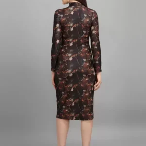 Alternative view of Shopsy Coco Multicolor Bodycon Dress - Elegance & Comfort Combined