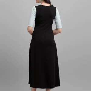 Alternative view of Shopsy Empire Waist Multicolor Maxi Dress - Elegant & Stretchable