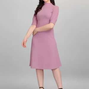Elegant Purple Skater Dress for Women by Shopsy