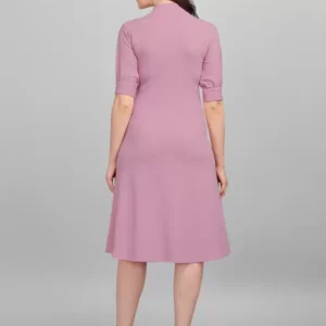 Alternative view of Elegant Purple Skater Dress for Women by Shopsy