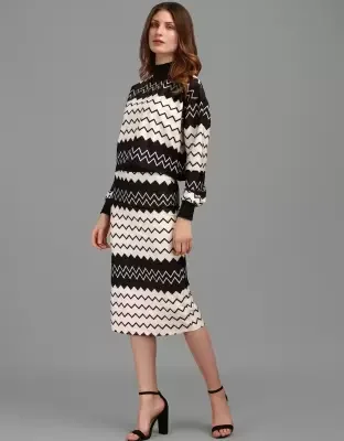 Shopsy Chic Oversized Top & Pencil Skirt Co-ord Set