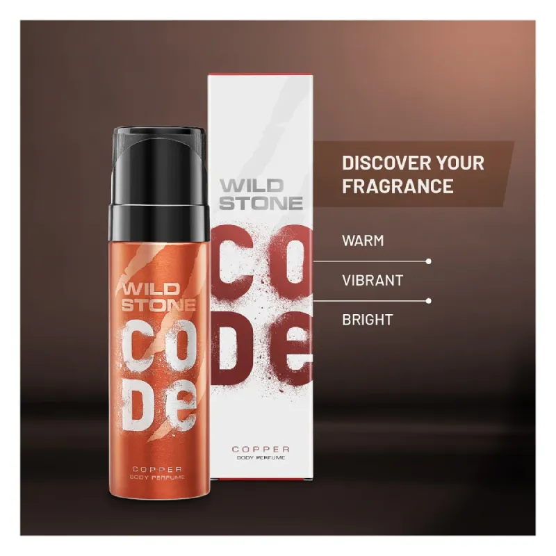 Wild Stone CODE Copper Body Men’s Perfume, 150ml Wild Stone CODE Copper Body Men’s Perfume, 150ml - Image 3