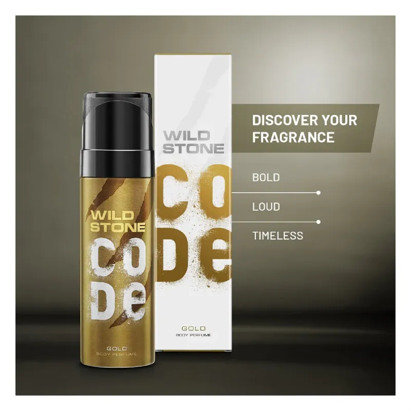 Wild Stone CODE Gold Body Men’s Perfume, 150ml Wild Stone CODE Gold Body Men’s Perfume, 150ml - Image 3