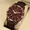 Daniel Jubile Analog Designer Stylish Watch for Men - Brown Leather