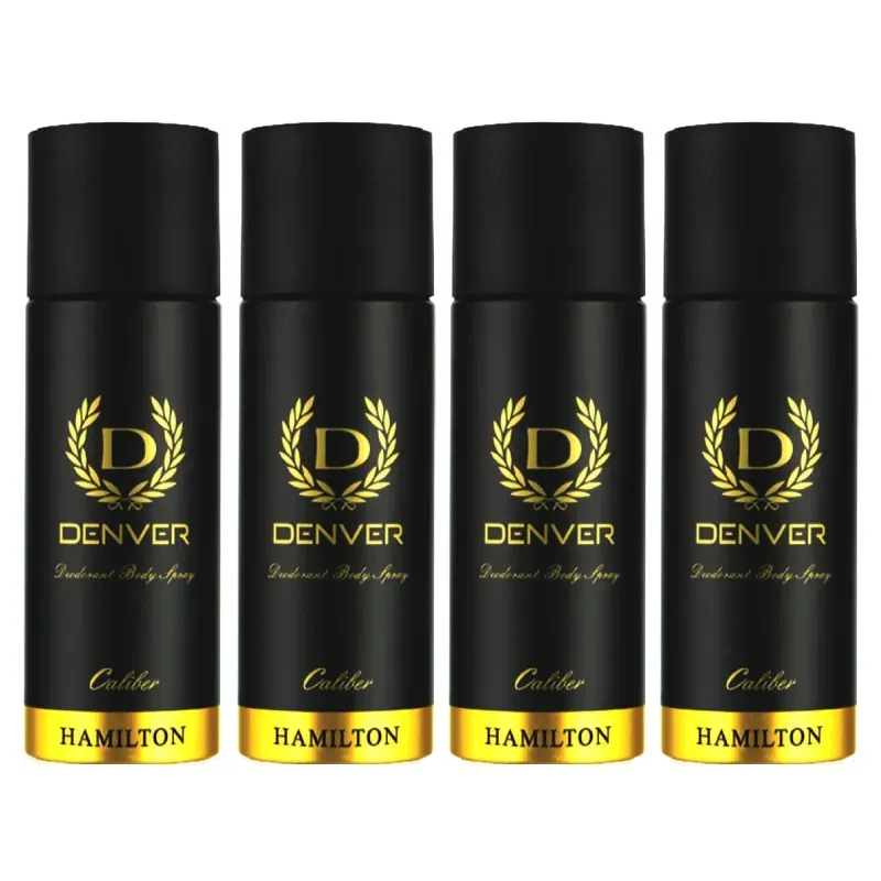 Denver Caliber Nano Men's Deo - Pack of 4 (50ml each) Denver Caliber Nano Men's Deo - Pack of 4 (50ml each)