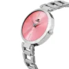 Espoir Stainless Steel Silver with Pink Dial Analog Watch For Women