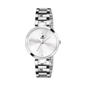 Espoir Stainless Steel Silver with White Dial Analog Watch For Women